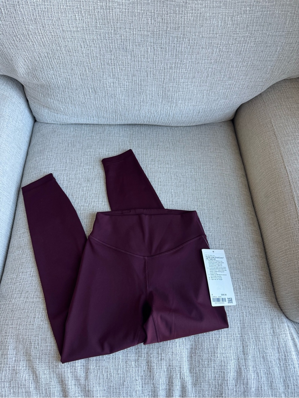 lululemon Wunder SmoothCover HR Tight 25" Leggings Size 4 NWT